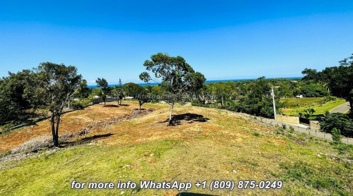 photos for SOSUA: LOT WITH 3,374 M² (0.834 acre) AND FANTASTIC PANORAMIC SEA VIEWS