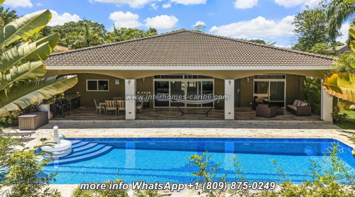 thumbnail for SOSUA: MOVE-IN 4-BEDROOM VILLA WITH LARGE COVERED TERRACE AND POOL